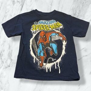 Marvel The Amazing Spider-Man Navy and Yellow Tee Size 2/3 T